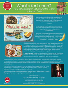 What's for Lunch? and What's On My Plate? Flyer (3 mb)
