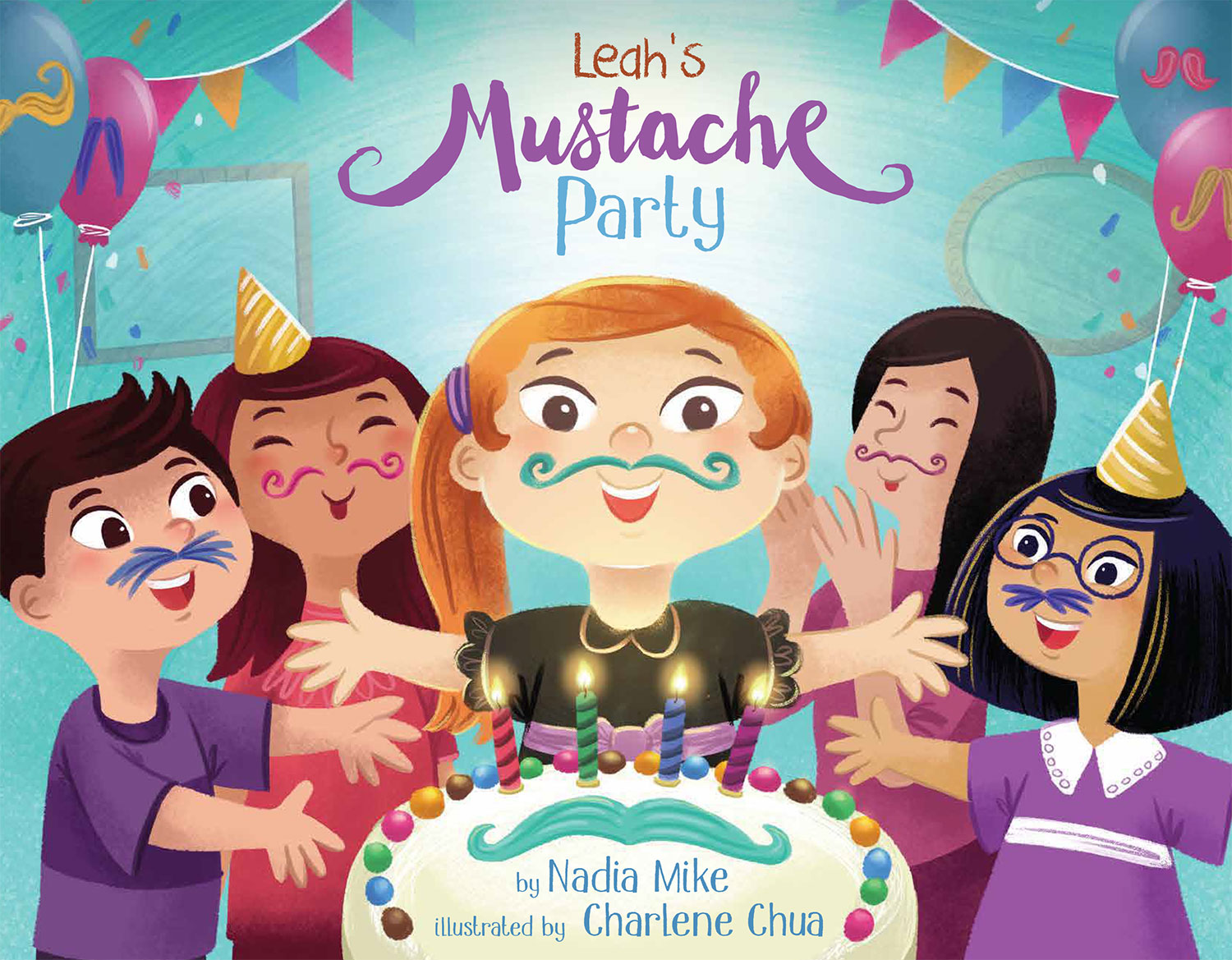 Leah's Mustache Party